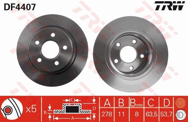 Brake Disc DF4407