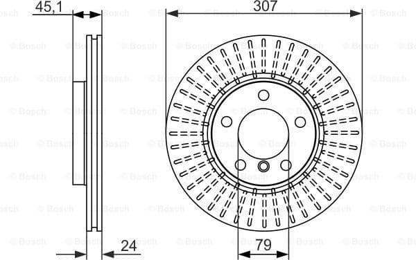 Brake Disc 0986479726 - image 2