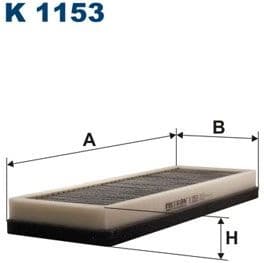 Filter, cabin air K1153