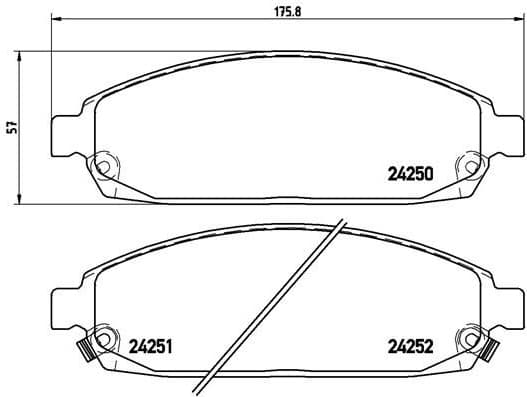 Brake Pad Set, disc brake PRIME LINE P37010