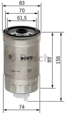 Fuel Filter 1457434106 - image 5