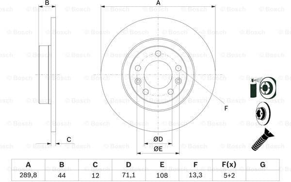 Brake Disc 0986479130 - image 2