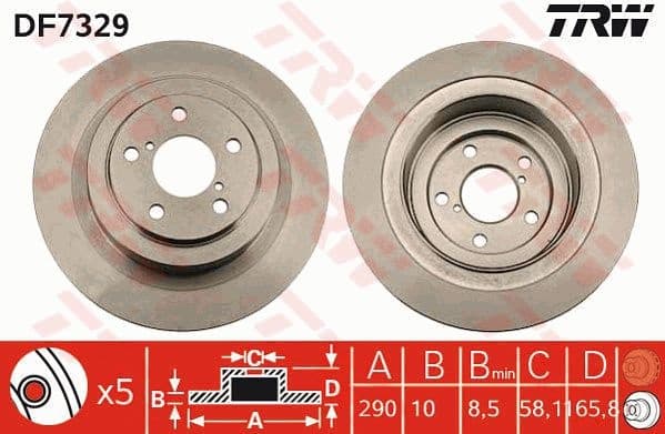 Brake Disc DF7329