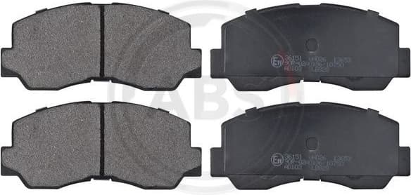 Brake Pad Set, disc brake 36151