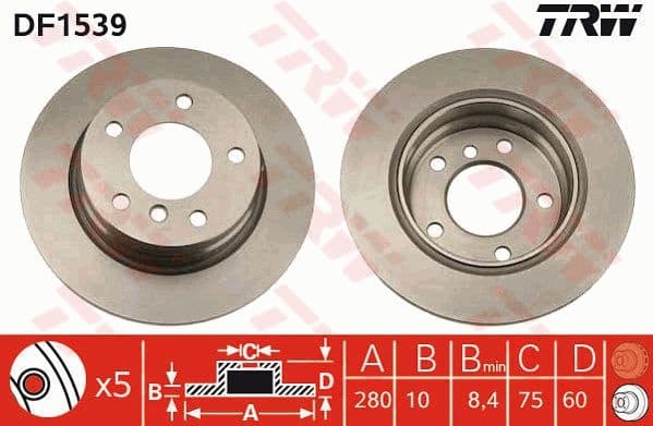 Brake Disc DF1539