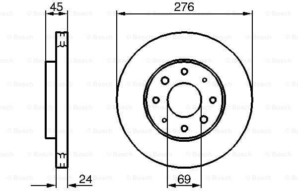 Brake Disc 0986479140