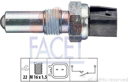 Switch reverse light 7.6283