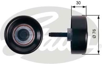 Deflection/Guide Pulley, V-ribbed belt DriveAlign™ T36250