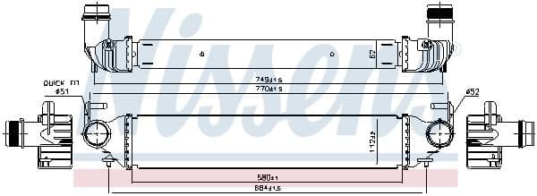 Charge Air Cooler ** FIRST FIT ** 96166