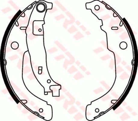 Brake shoes, Top Quality GS8731 - image 2