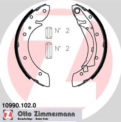 Brake Shoe Set 10990.102.0 - image 2