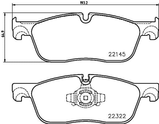 Brake Pad Set, disc brake PRIME LINE P36035
