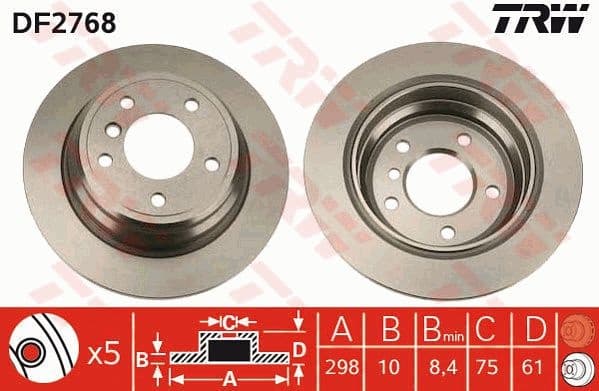 Brake Disc DF2768