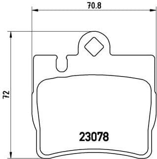 Brake Pad Set, disc brake PRIME LINE P50042