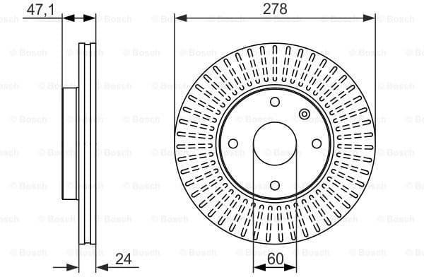 Brake Disc 0986479649 - image 2