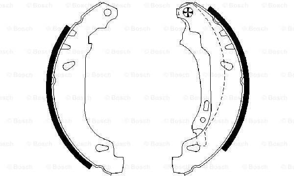 Brake Shoe Set 0986487556