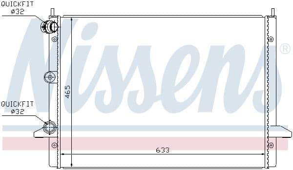 Radiator, engine cooling ** FIRST FIT ** 67303