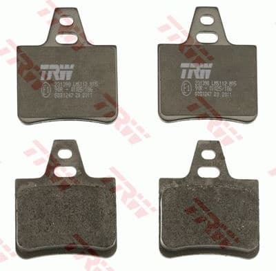 Brake Pad Set, disc brake COTEC GDB1247 - image 2