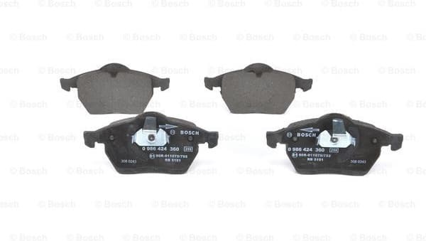 Brake Pad Set, disc brake 0986424360
