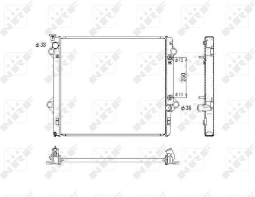 Radiator, engine cooling 53575 - image 2