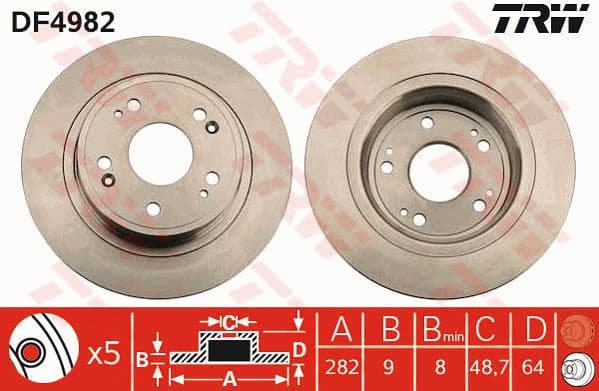 Brake Disc DF4982