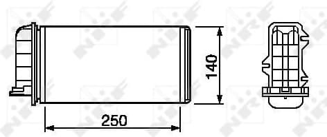 Heat Exchanger, interior heating 53219
