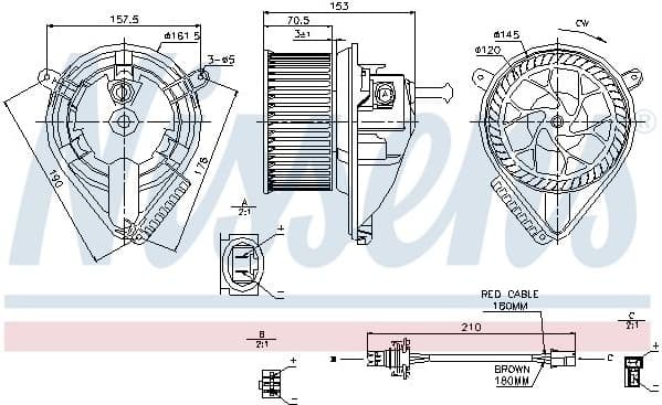 Interior Blower 87039