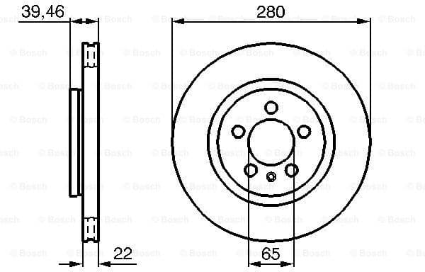 Brake Disc 0986479156