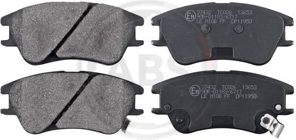 Brake Pad Set, disc brake 37432