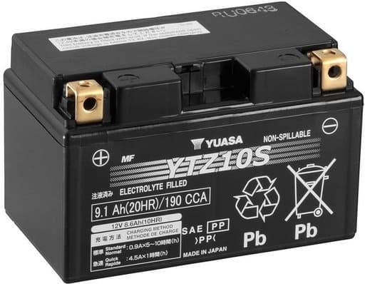 Starter Battery High Performance Maintenance Free YTZ10S