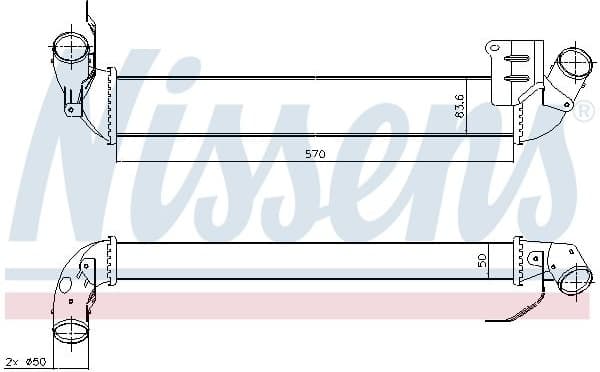 Charge Air Cooler ** FIRST FIT ** 96712