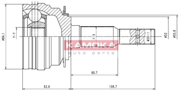 Joint Kit, drive shaft 6610