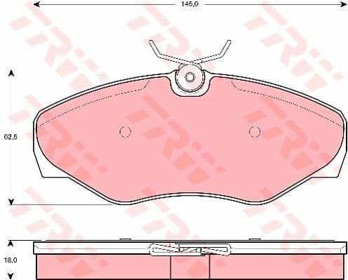 Brake Pad Set, disc brake GDB1466