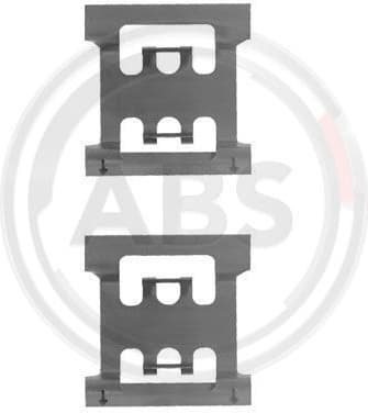 Accessory Kit, disc brake pad 1083Q