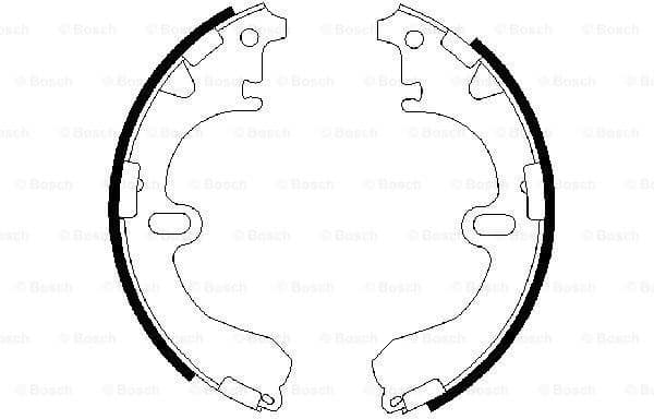 Brake Shoe Set 0986487422 - image 2