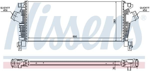 Charge Air Cooler ** FIRST FIT ** 96547