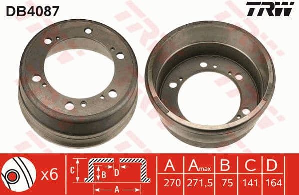 Brake Drum DB4087