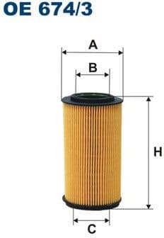 Oil Filter OE674/3