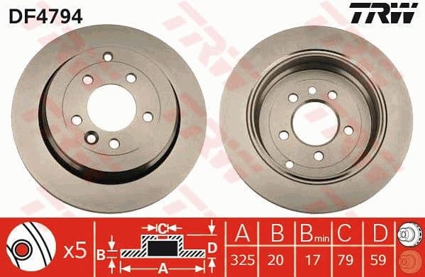 Brake Disc DF4794