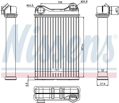 Heat Exchanger, interior heating 71445