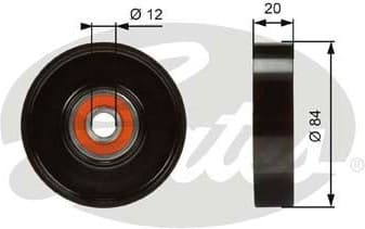 Tensioner Pulley, V-ribbed belt DriveAlign™ T36321