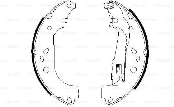 Brake Shoe Set 0986487717