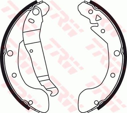 Brake Shoe Set GS8748 - image 2