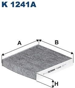 Filter, cabin air K1241A