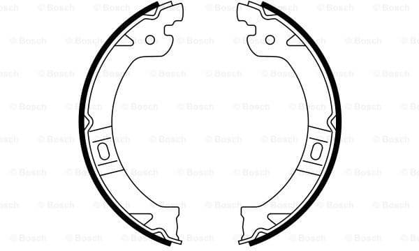 Brake Shoe Set, parking brake 0986487919 - image 5