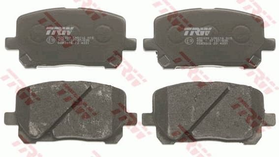 Brake Pad Set, disc brake COTEC GDB3315 - image 2