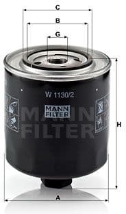 Oil Filter W1130/2