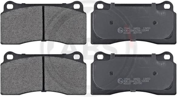 Brake Pad Set, disc brake 37441