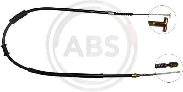 Cable Pull, parking brake K10568