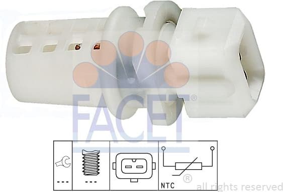Sensor, intake air temperature Made in Italy - OE Equivalent 10.4009